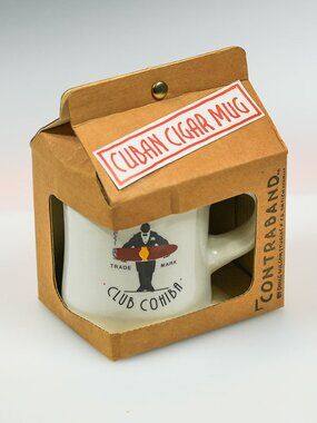Vintage Cuban Cigar Mug — “Club Cohiba” | Contraband Series by Doug Wilson